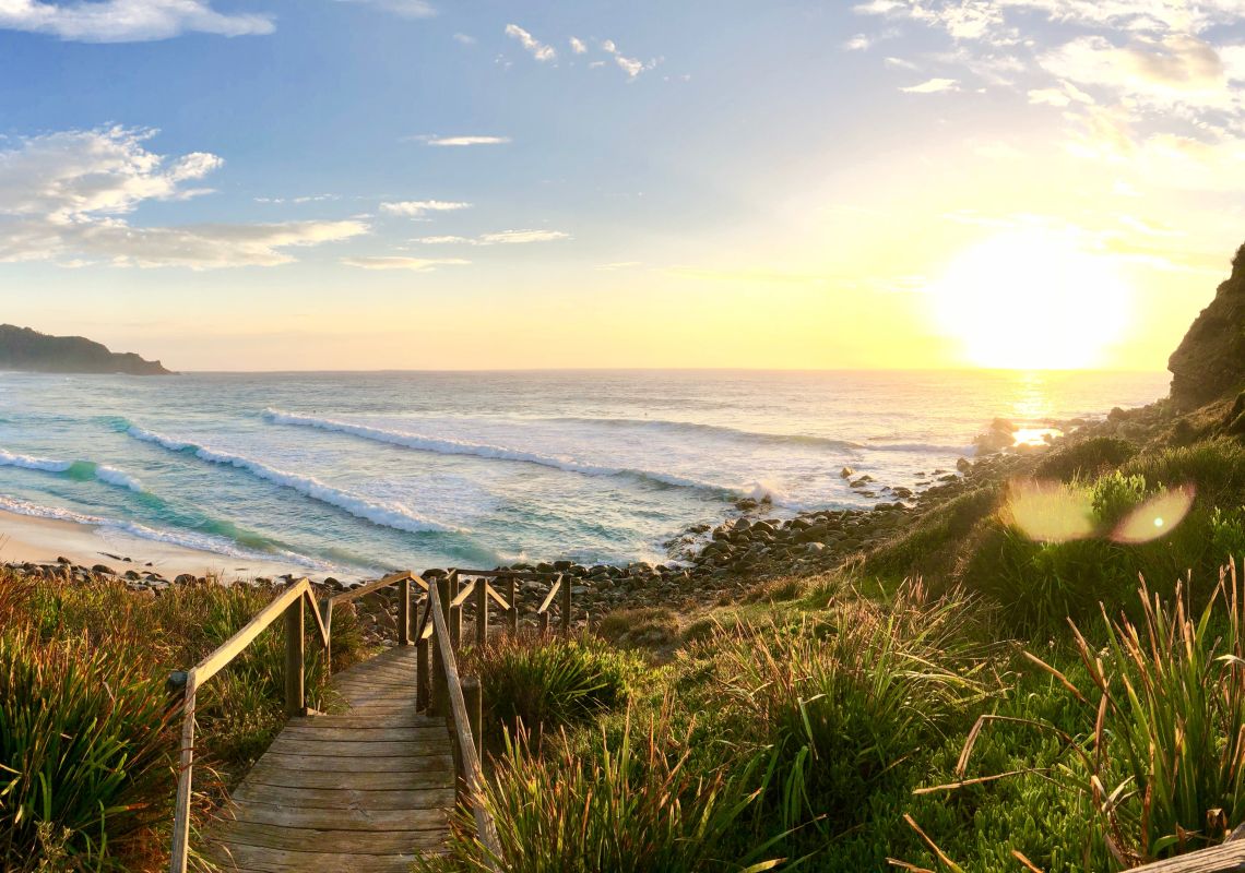 Boomerang Beach at Pacific Palms in Forster & Taree, North Coast